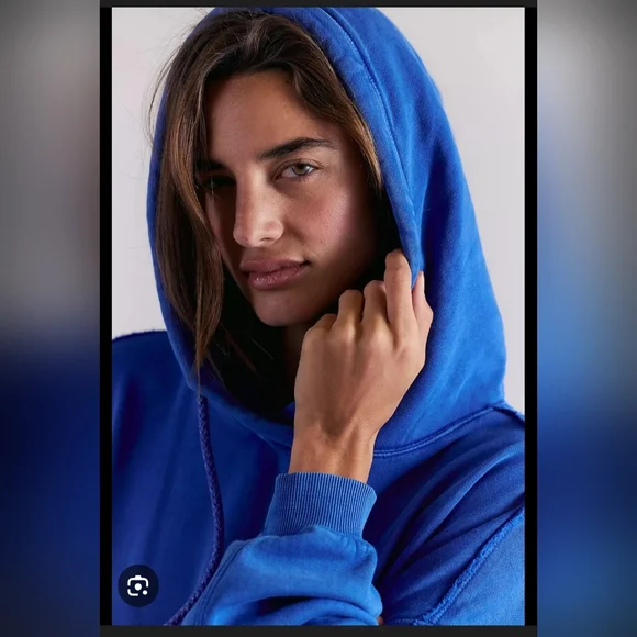 NWT We The Free of a Feather Hoodie~Mazarine Blue - Picture 2 of 8
